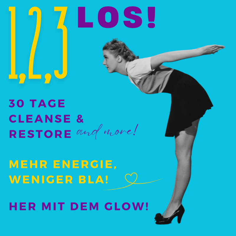 Cleanse, Restore & More – Dein 30-Tage-Detox! Info-Webinar am 29.09.24